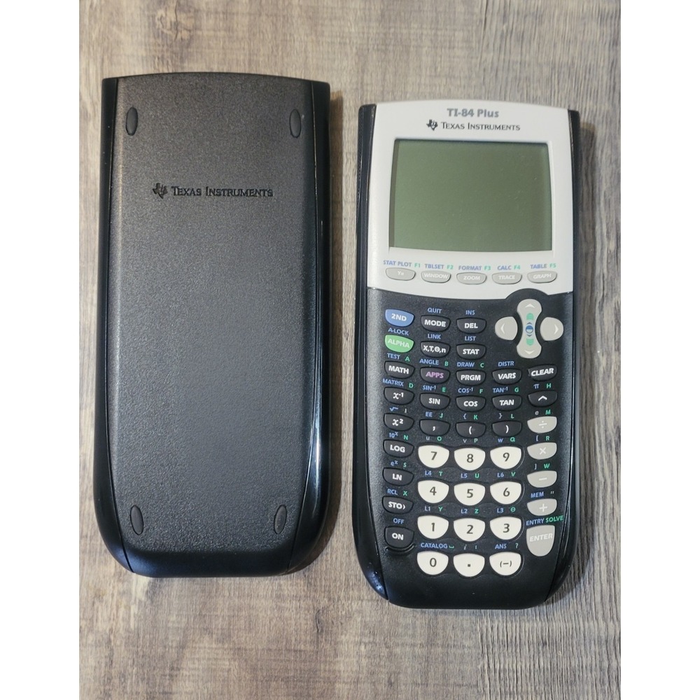 Texas Instruments TI-84 Plus Graphing Calculator With Cover Tested